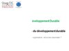  Réalités et prospectives du Développement Durable (2° Université - ESC Clermont)