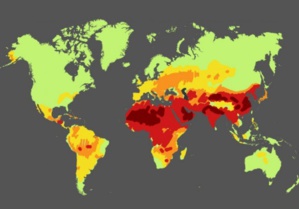 La carte mondiale de la pollution