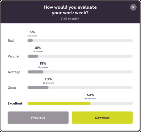 2. 46 Prêtez attention à la vie émotionnelle de votre équipe avec l'application Zest ! 