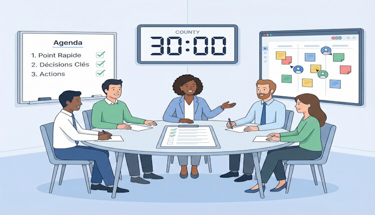 Animer une réunion efficacement en 30 minutes
