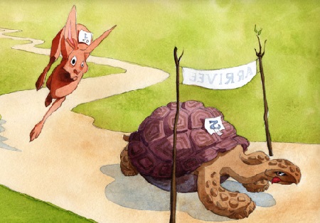 Le Lievre Et La Tortue