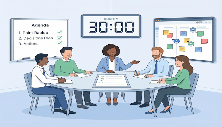 Animer une réunion efficacement en 30 minutes