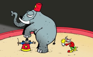 Le dompteur et l’éléphant