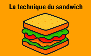 La technique du sandwich 